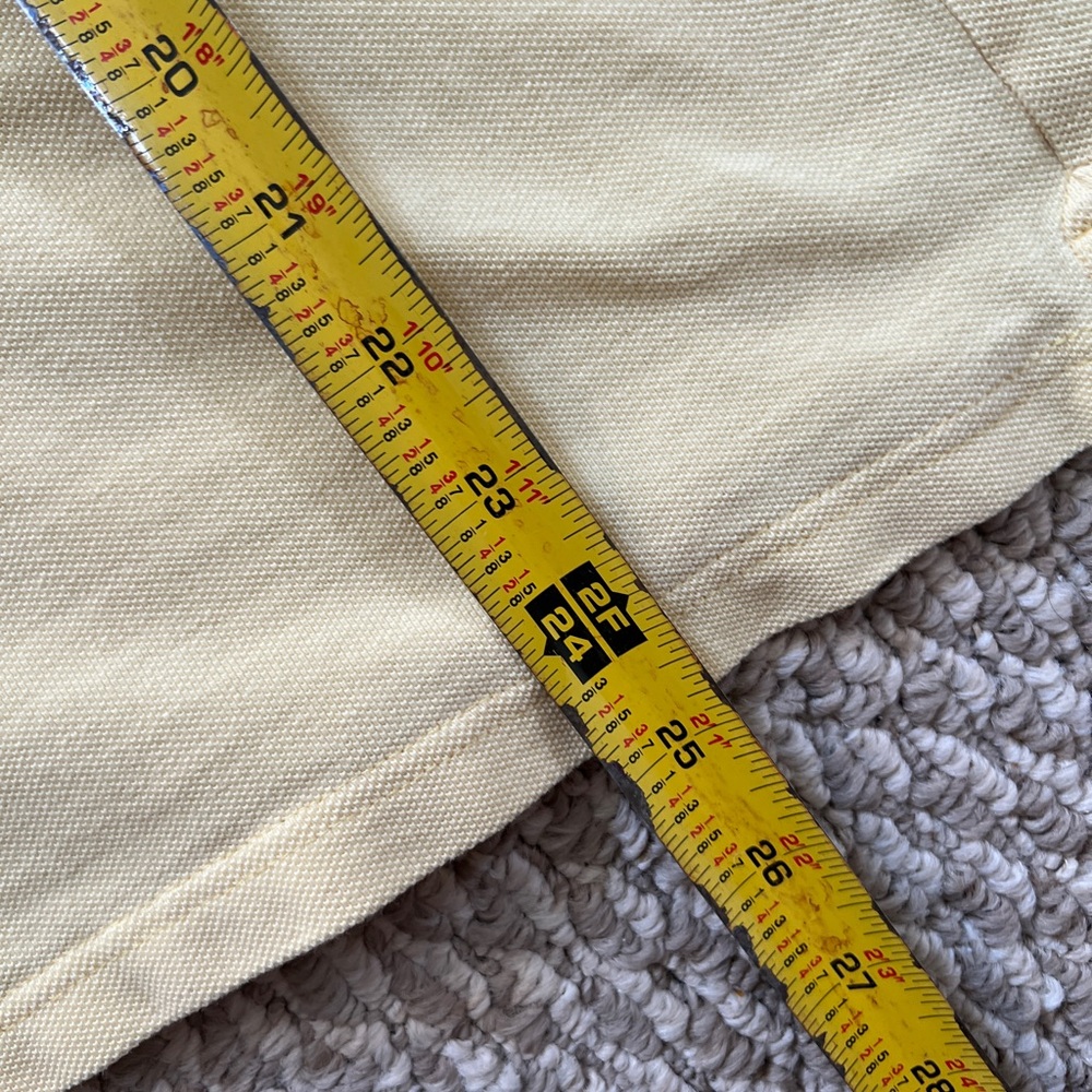 Vintage J. Crew Men’s Large Yellow 100% Cotton‎ Polo - Picture 4 of 4